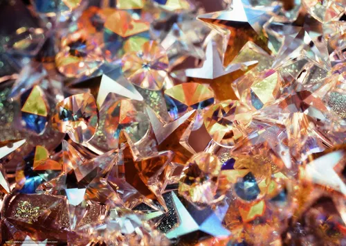 Драгоценные Камни Обои на телефон куча блестящих золотых и синих кристаллов