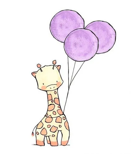 Милые Фото кот с воздушными шарами