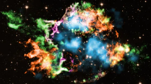 Космоса Фото красочная туманность в космосе