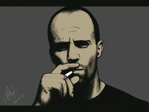 Джейсон Стэтхэм, На Аватарку Фото человек, курящий сигарету