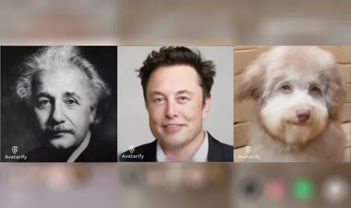Альберт Эйнштейн, Илон Маск, Оживить Фото коллаж человека и собаки