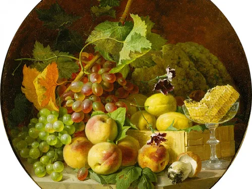 Натюрморт Фото картина с фруктами