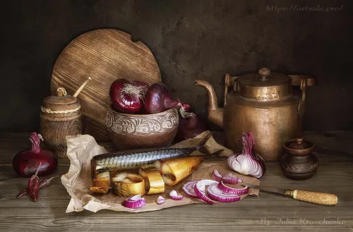 Натюрморт Фото картина стола с едой
