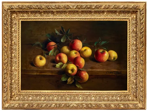 Натюрморт Фото картина яблок и апельсинов