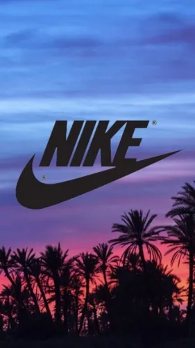 Nike Обои на телефон самолет, пролетающий над пальмами