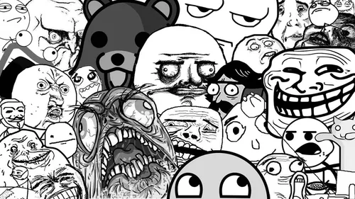 Мемы Обои на телефон черно-белый рисунок человека с усами и бородой