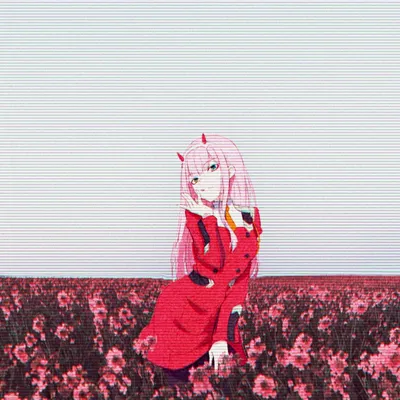 Обои на рабочий стол Zero Two / Зеро Ту из аниме Darling in the FranXX /  Милый во Франкcе, by ApriliusRehnzzz, обои для рабочего стола, скачать обои,  обои бесплатно