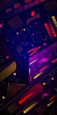 Download 1080x2160 wallpaper Vector, design, gamming sytle, retro art,  Honor 7X, Honor 9 Lite, Hono… | Minimalist wallpaper, Technology wallpaper,  Graphic wallpaper