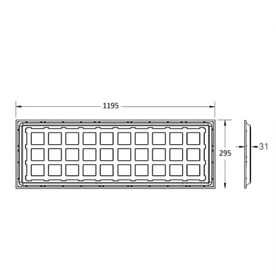 3CCT DALI 0-10V Dimmable Led Panel Light Custom Size - GRNLED