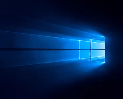 Обои на рабочий стол Windows 10, квадраты на синем фоне, обои для рабочего  стола, скачать обои, обои бесплатно
