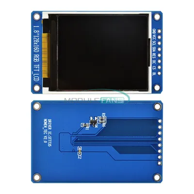 2/5pcs 1.8 Inch 128X160 TFT Full Color LCD-Display SPI Serial Screen ST7735  | eBay