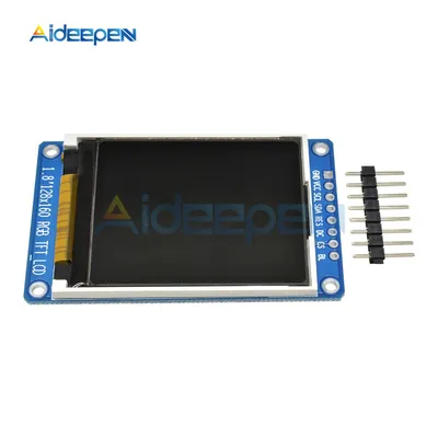 1.8\" 1.8 inch 128x160 SPI Full Color TFT LCD LED Display 128*160 Module  ST7735S 3.3V Replace OLED Power Connector for Arduino