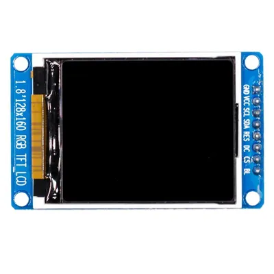 1.8 Inch LCD Display Module Full Color 128x160 RGB SPI TFT LCD Display  Module ST7735S 3.3V Replace OLED Power Supply - Walmart.com