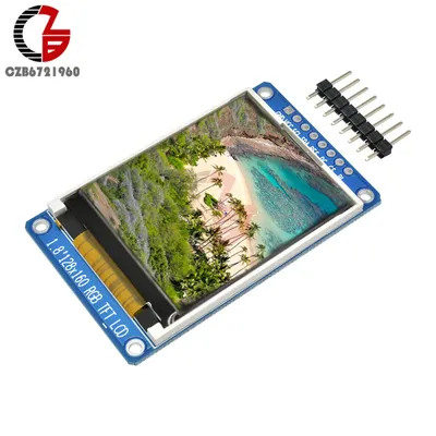 1pc 1.8\" 1.8 Inch TFT Screen Full Color 8 PIN 128x160 128*160 SPI Full –  Aideepen