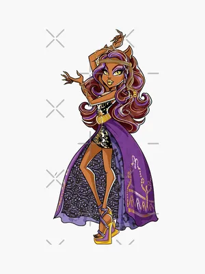 Monster High Clawdeen Wolf 13 Wishes\" Sticker for Sale by BreannaRobin |  Redbubble