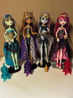 Monster High Dolls 13 Wishes draculaura, Frankie Stein, Clawdeen Wolf - Etsy