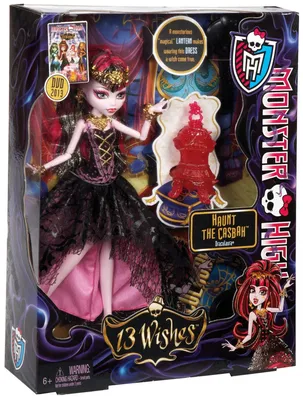 Стоит ли покупать Кукла Monster High 13 желаний Дракулаура, 26 см, Y7703?  Отзывы на Яндекс Маркете