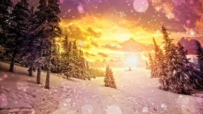 Картинка на рабочий стол winter, зима 1366 x 768