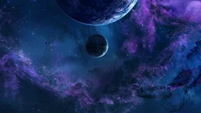 Картинки планета Туманности в космосе Космос 1366x768