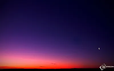 Скачать обои Фиолетовый рассвет (Луна, Рассвет, Небо) для рабочего стола  1440х900 (16:10) бесплатно, Фото Фиолетовый рассвет Луна, Рассвет, Небо на  рабочий стол. | WPAPERS.RU (Wallpapers).