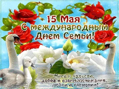 15 мая — Международный день Семьи! — МАДОУ д/с № 153 города Тюмени