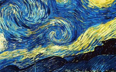 wallpaper for desktop, laptop |  ar55-vicent-van-gogh-starry-night-art-classic