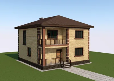 Проект 2-этажный каменный дом - ООО СТРиТ | Проектирование и строительство  домов