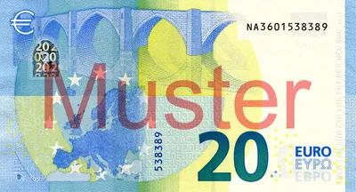 European Monetary Union new signature 20-euro note (B110r4) confirmed –  BanknoteNews