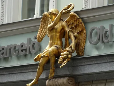 File:Golden angel. Prague. Czech Republic. Золотой ангел на здании. Прага.  Чехия - panoramio.jpg - Wikimedia Commons