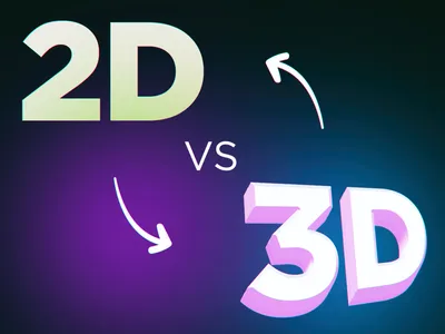 В чем разница между 2D- и 3D-графикой – Медиа Contented