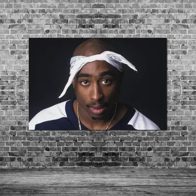 Плакат \"Тупак Шакур в бандане, Tupac Shakur, 2Pac\", 43×60см (ID#872899031),  цена: 190 ₴, купить на Prom.ua