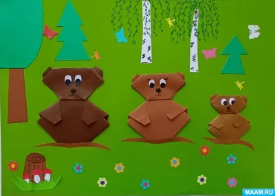 Набор пальчиковых игрушек Машенька и три медведя, Вальда