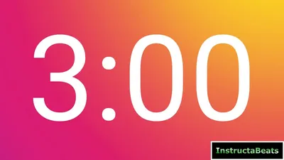 3 Minute Timer Countdown - Colorful - YouTube