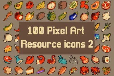 Demon Skill Icons 32x32 Pixel Art Download - CraftPix.net