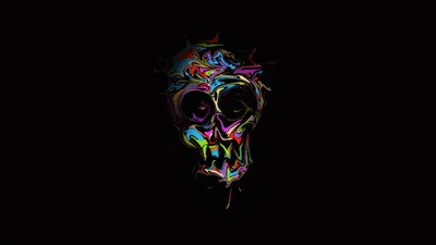 360x640 Colorful Skull Dark Art 4k Wallpaper,360x640 Resolution HD 4k  Wallpapers,Images,Backgrounds,Photos and Pictures