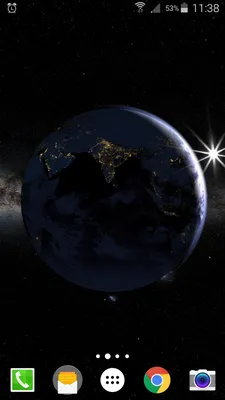 Earth Planet 3D Live Wallpaper - MaxLab - android programs, live wallpapers!