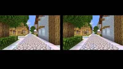 Как смотреть без очков - Minecraft 3D \"Стереопара\" - Тест - YouTube