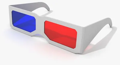 Изготовленное на заказ бумажное анаглифическое 3D красное голубое  стекло/красные голубые очки | поставщик промышленного увеличительного  стекла | E-Tay