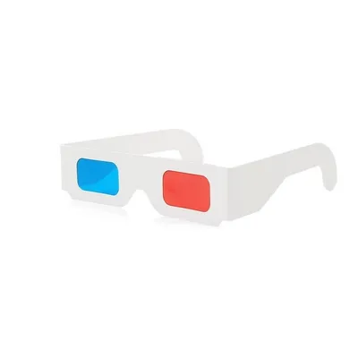 Анаглифные 3D очки красный/синий