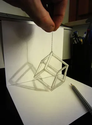 Как нарисовать 3D рисунок карандашом Илюзия/Impossible figure 3D drawing  ilyuzy - YouTube