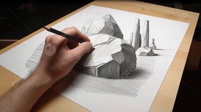 Простой карандаш, творящий трёхмерные чудеса! | 3d drawings, 3d pencil  drawings, Illusion drawings