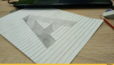 Невероятные 3D-рисунки карандашом