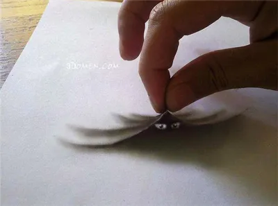 3D рисунки карандашом на бумаге
