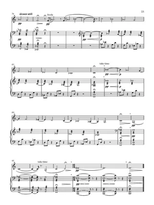 Song Book for Alto Saxophone and Marimba – David Maslanka
