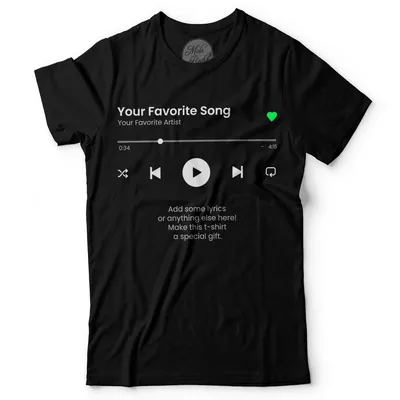 Your Favorite Song T-Shirt Music Player – Mala Rock