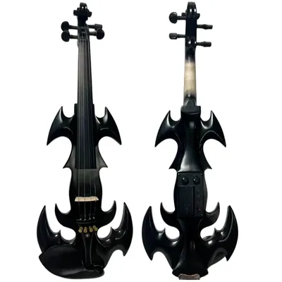 Hand made Black Color 4/4 Electric Violin,SONG Brand,Solid wood,Free case  bow | eBay