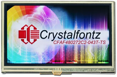 480x272 4.3\" Touch Screen Color TFT from Crystalfontz