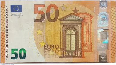 An Isolated 50 Euro Banknote On A White Background Stock Photo, Picture and  Royalty Free Image. Image 13652032.