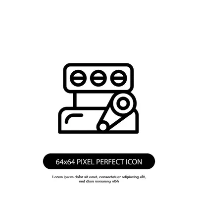 office and organization icons set, icon commerce. Vector line icons 64x64  Pixel Perfect. 21005908 Vector Art at Vecteezy