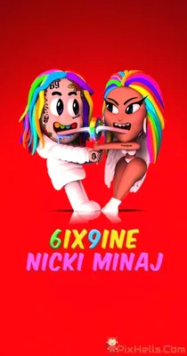 Купить постер (плакат) 6ix9ine на стену для интерьера (артикул 123057)